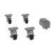 Glastender C-4X4-1/8-S Casters – 4‑1/8" Heavy‑Duty Wheels for Side‑Serviced Coolers and Frosters, Set of Four 1 image