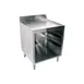 Glastender C-DBG3-24 24" Underbar Glass Rack Storage Unit w/ Drainboard Top, Open Front Base 1 image