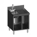 Glastender C-SC-24L-LD Choice Sink Cabinet, 24"W X 24"D, Open Front Cabinet 1 image