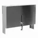 Glastender C-SRC-21 Choice Speed Rail Locking Cover, 21" Single, Stainless Steel, ETL-Sanitation 1 image
