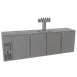 Glastender C1FB108-DD 108" Draft Beer Cooler – 20" Door, Interior, R290, 1/4 HP, NSF‑7 ETL Certified 1 image