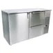 Glastender C1FB72 72" 3 Section Back Bar Cooler with Solid Door 1 image