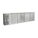 Glastender C1FU108 108" 4-Section Undercounter Refrigerator w/ 4 Solid Doors, 24.4 cu ft 1 image