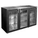 Glastender C1RB80 80" 4 Section Back Bar Cooler with Solid Door 1 image