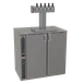 Glastender C1SB28-DD 28" Draft Beer Cooler – Reach-In, 20" Door, Keg Rack, R290, 1/8 HP, cETLus 1 image