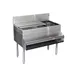 Glastender CBA-36L 36" Underbar Ice Bin/Cocktail Station w/ 67-lbs. Ice Capacity, 6-Bottle Well 1 image
