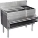 Glastender CBA-42R-CP10-ED Underbar Ice Bin/Cocktail Station w/ 116-lbs. Ice, 6-Bottle Well 1 image