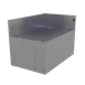 Glastender CIR-19/30R Underbar Inside Rectangle Corner Drainboard 1 image