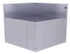 Glastender CIR-24/24 Underbar Inside Rectangle Corner Drainboard 1 image