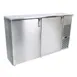 Glastender CS1FB72 72" 3 Section Back Bar Refrigerator with Solid Door 1 image