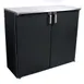 Glastender CS1RB60 60" 3 Section Back Bar Refrigerator with Solid Door 1 image
