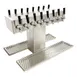 Glastender DT-16-MFR Double-Sided Draft Dispensing Tower w/ 4.25" Tower, 16 Faucets 1 image