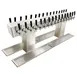 Glastender DT-32-MFR Double-Sided Draft Dispensing Tower w/ (2) 6.75" Tower, 32 Faucets 1 image