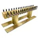 Glastender DT-36-PBR Double-Sided Draft Dispensing Tower w/ (2) 6.75" Tower, 36 Faucets 1 image
