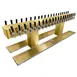 Glastender DT-40-PBR Double-Sided Draft Dispensing Tower w/ (2) 6.75" Tower, 40 Faucets 1 image