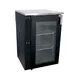 Glastender F1SB28 28" Black Glass Froster, 160 Mugs Capacity, Bar Profile 1 image