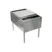 Glastender IB-38X24-CP10 24" Pass-Thru Underbar Ice Bin/Cocktail Station w/ 175-lbs. Ice Capacity 1 image