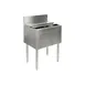 Glastender IBB-36-CP10 36" Underbar Ice Bin, Cold Plated w/ 127 lbs. Ice, 10-Circuit Cold Plate 1 image