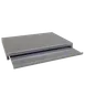 Glastender IBCA-12 Underbar Ice Bin Sliding Cover, 12" Two-Piece Stainless Steel, Fits 19" Ice Bins 1 image