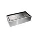 Glastender IDU-12X48 Bar Ice Display Unit with ABS Breaker Strip, 48"W x 12"D 1 image