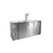 Glastender KC72 72" Draft Beer Cooler w/ 3 Kegs, (1) 3-Tap Tower, Black 1 image