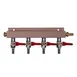 Glastender MAN4 Manifold Kit, Red 6 ft Gas Tubing, Clamps for Keg Coupler, Sold Per Karat 1 image
