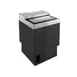 Glastender MF24-B2 24" Underbar Black Glass Froster, 105 Mugs Capacity, 2 Shelves 1 image