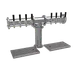 Glastender PT-8-SSR Draft Tower, Counter, 8Tap Stainless, GlycolCooled, 4" Column, Plate/Drain 1 image