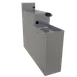 Glastender SHB-6 Underbar Soda Gun Holder, 6"W X 24"D X 21"H 1 image