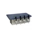 Glastender UC-4-SSR Draft Beer / Wine Dispensing Tower w/ Underbar Mounting, 4 Faucets 1 image