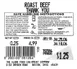 Globe E12 Safe Handling Labels for GSP30A & GSP30B Scales, 2.36"W x 2.52"H, Sold per Dozen 1 image