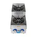 Globe GHPSU212G 12" Countertop Step-Up Gas Hotplate with (2) Burners, 60.000 BTU 3 image