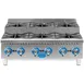 Globe GHPSU636G 36" Countertop Step-Up Gas Hotplate with (6) Burners, 180.000 BTU 2 image