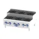 Globe GHPSU636G 36" Countertop Step-Up Gas Hotplate with (6) Burners, 180.000 BTU 1 image