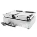Globe GSGDUE10 Double Cast Iron Sandwich Panini Grill w/ 18" x 9" Smooth Plates, 240V 8 image