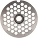 Globe L00439 1/4" Chopper Plate for CM12 Meat Chopper, 6mm Thickness, #12 Hub Type 3 image