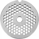 Globe L00668 5/32" Chopper Plate for CM12 Meat Chopper – 5/32" (4mm), #12 Hub, Stainless Steel, Cutting 1 image
