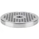 Globe L00668 5/32" Chopper Plate for CM12 Meat Chopper – 5/32" (4mm), #12 Hub, Stainless Steel, Cutting 2 image