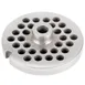Globe L00672 - 5/16" (8mm) Chopper Plate for CM22 Meat Chopper, Hub Type #22, Precision Cutting Plate 1 image