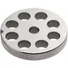 Globe L00774 1/2" Chopper Plate for CM12 Meat Chopper, 12mm, #12 Hub Type, Stainless Steel, Precision Cutting 1 image