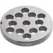 Globe L00780 - 1/2" (12mm) Chopper Plate for CM22 Meat Grinder, Hub Type #22, Stainless Steel Attachment 1 image