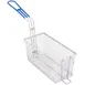Globe SMBASKET10 Fryer Basket for 10 Lb Electric Fryer w/ Coated Handle & Front Hook 1 image