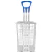 Globe TMBASKET1632 Twin Fryer Basket w/ Coated Handle & Front Hook, 9 1/2" x 4" x 6" 3 image