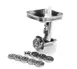 Globe XMCA-SS Meat Grinder Assembly for #12 Hub – Knife, 3/16" Plate, Pusher, Steel Cylinder, Gear, Ring, Pan 1 image