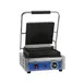 Globe GPG10 13" Bistro Sandwich Panini Grill w/ Cast Iron Grooved Plates, 10" x 9.5" Surface, 120V 1 image