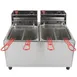 Cecilware® Pro EL2X15 Split Pot Countertop Electric Fryer 2 image