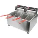 Cecilware® Pro EL2X15 Split Pot Countertop Electric Fryer 4 image