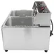 Cecilware® Pro EL2X15 Split Pot Countertop Electric Fryer 7 image