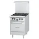 Garland US Range G24-4S 24" Gas Restaurant Range w/ (4) Open Burners, (1) Cabinet Base, 132.000 BTU  1 image