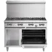 Garland US Range G48-8RS 48" Gas Restaurant Range w/ (8) Open Burners, (1) Standard Oven, (1) Cabinet Base, 302.000 BTU 3 image